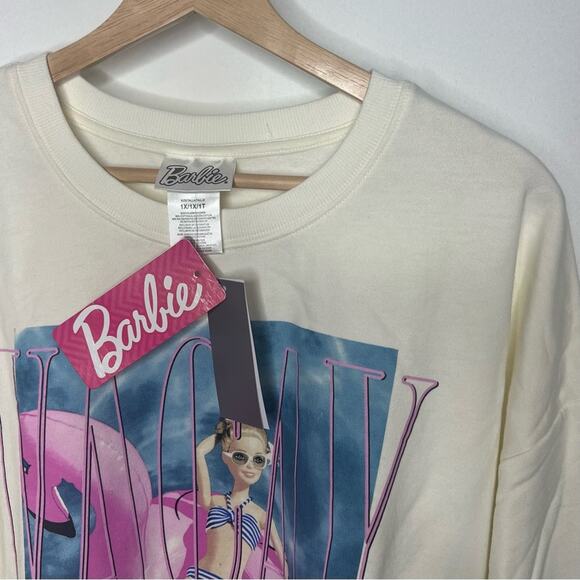 Barbie Vacay Mode Pool Graphic Crewneck Pullover - Picture 5 of 6